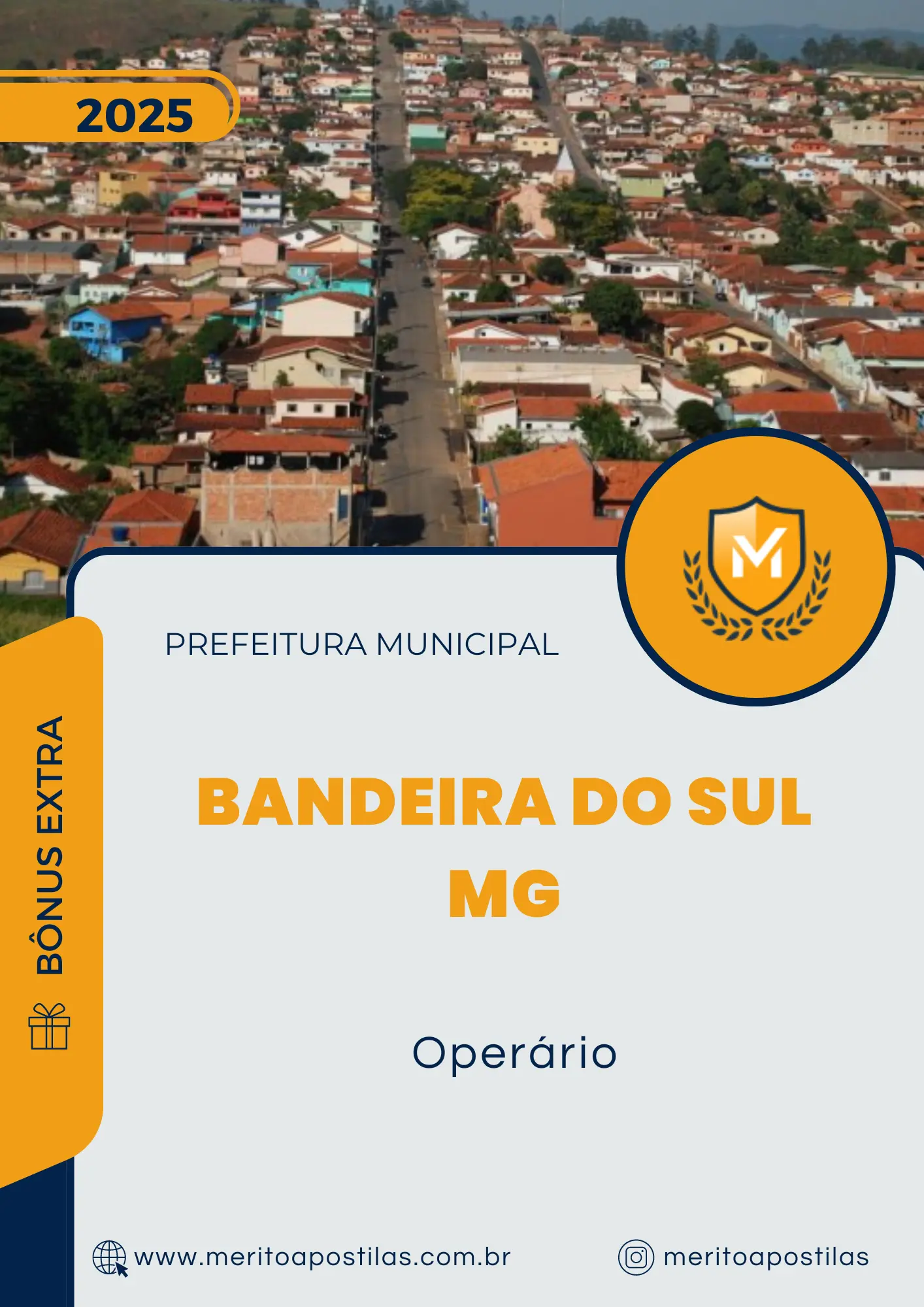 Apostila Operário Prefeitura de Bandeira do Sul MG 2025