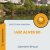 Apostila Operário Braçal Prefeitura de Luiz Alves SC 2024