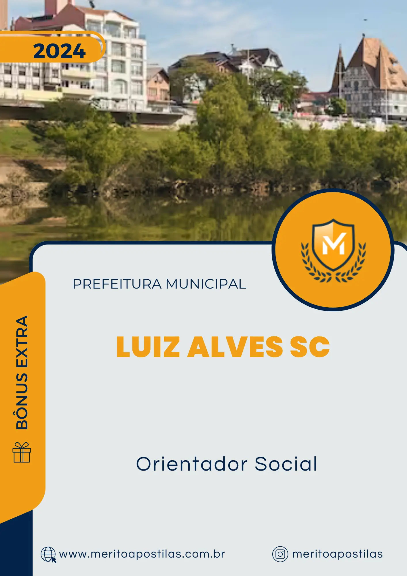 Apostila Orientador Social Prefeitura de Luiz Alves SC 2024