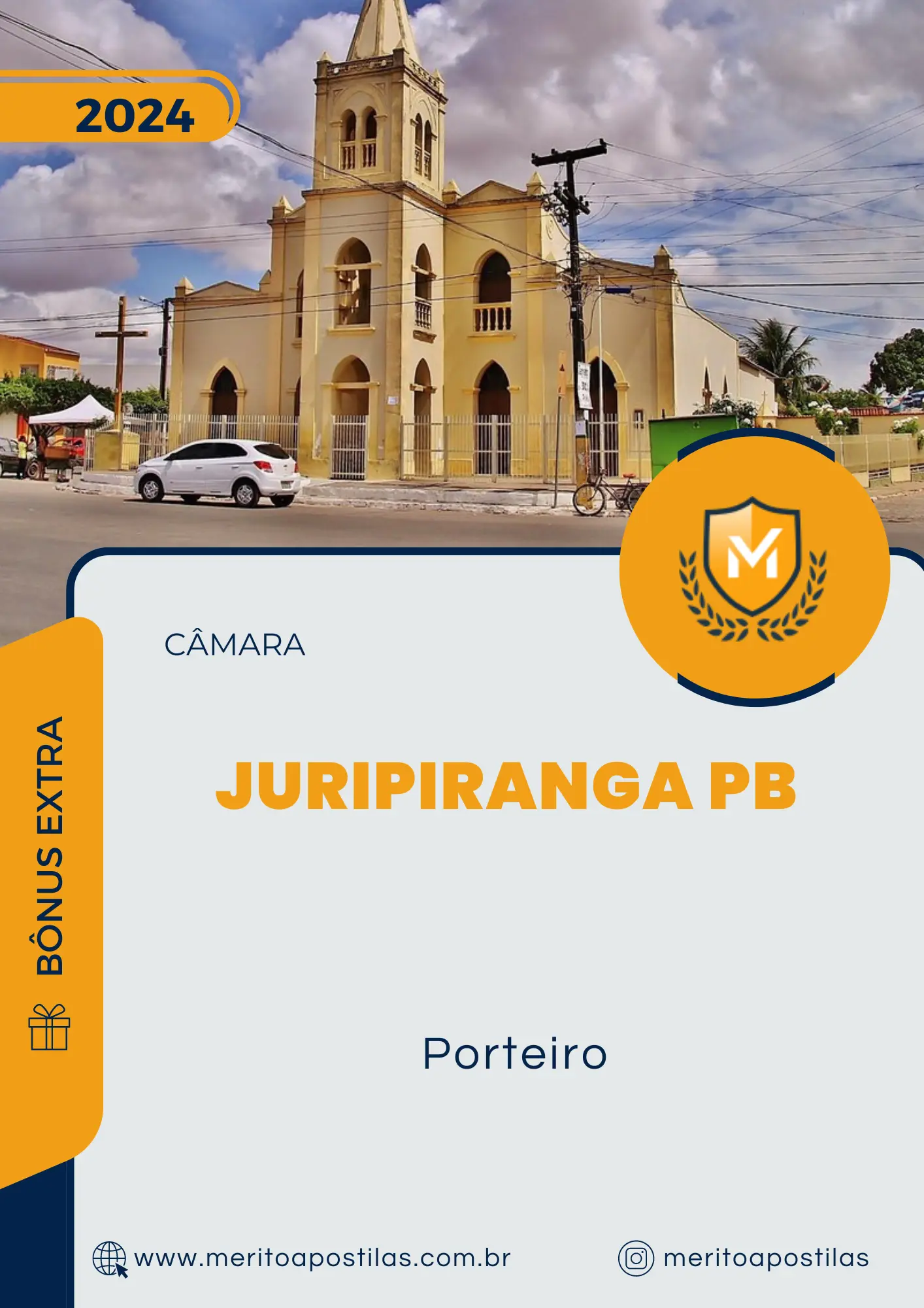 Apostila Porteiro Câmara de Juripiranga PB 2024