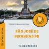 Apostila Psicopedagogo Prefeitura de São José de Piranhas PB 2024