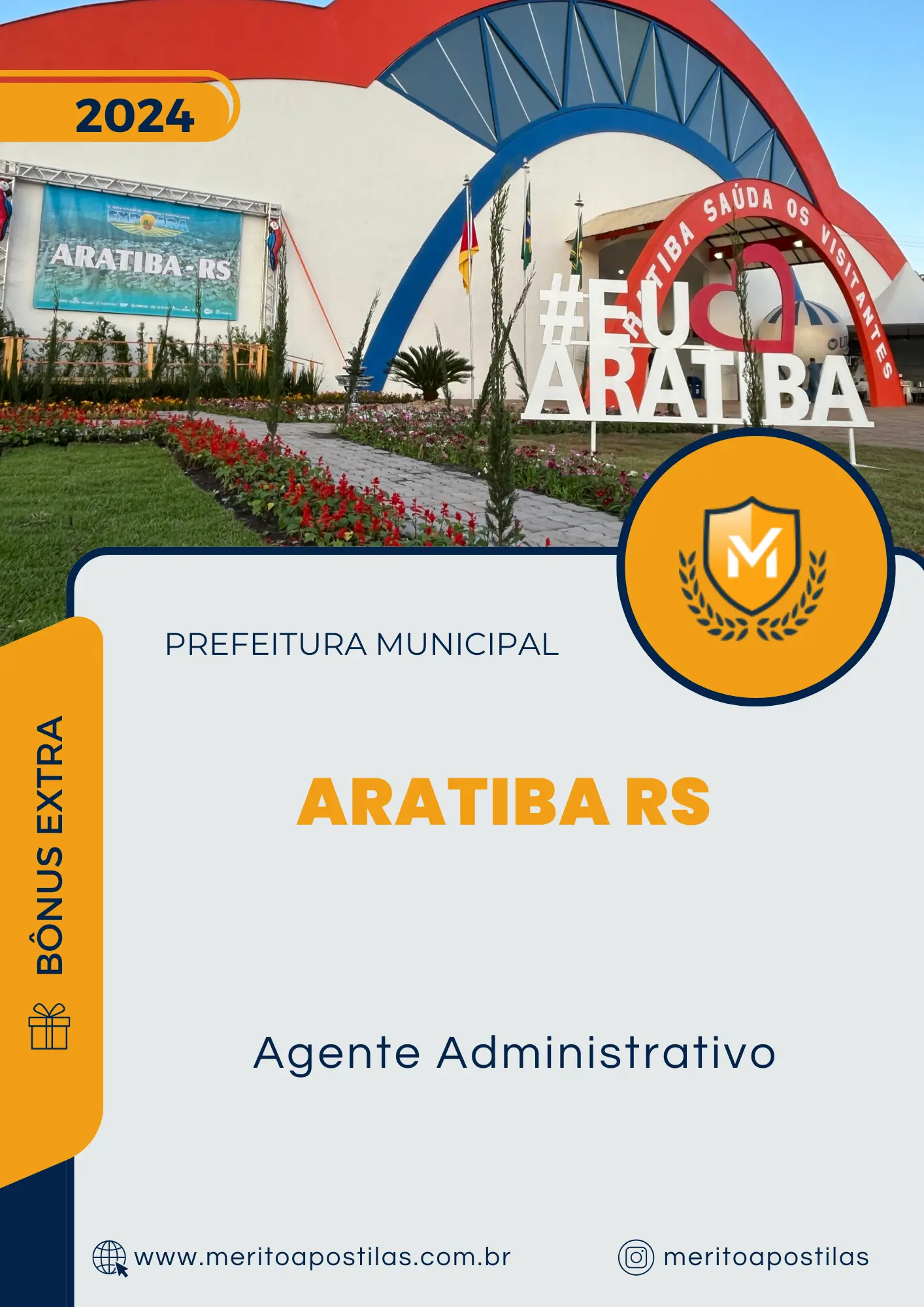 Apostila Agente Administrativo Prefeitura de Aratiba RS 2024