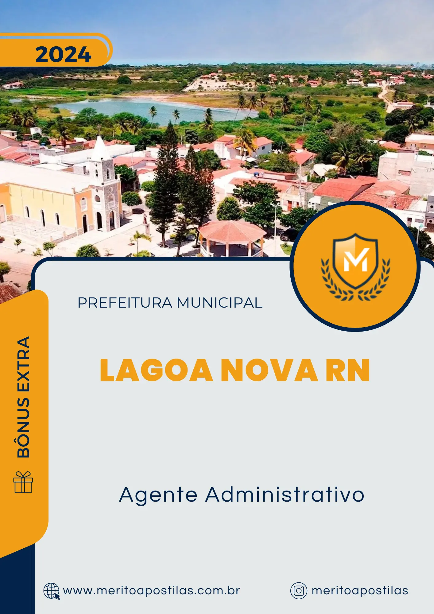 Apostila Agente Administrativo Prefeitura de Lagoa Nova RN 2024