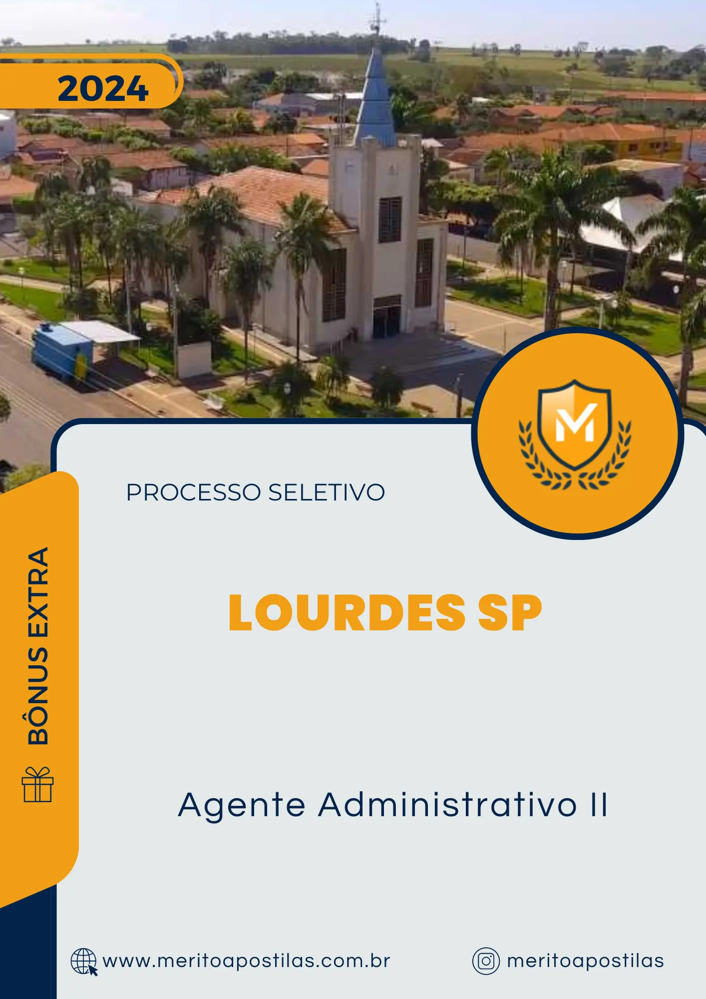 Apostila Agente Administrativo II Processo Seletivo Prefeitura de Lourdes SP 2024