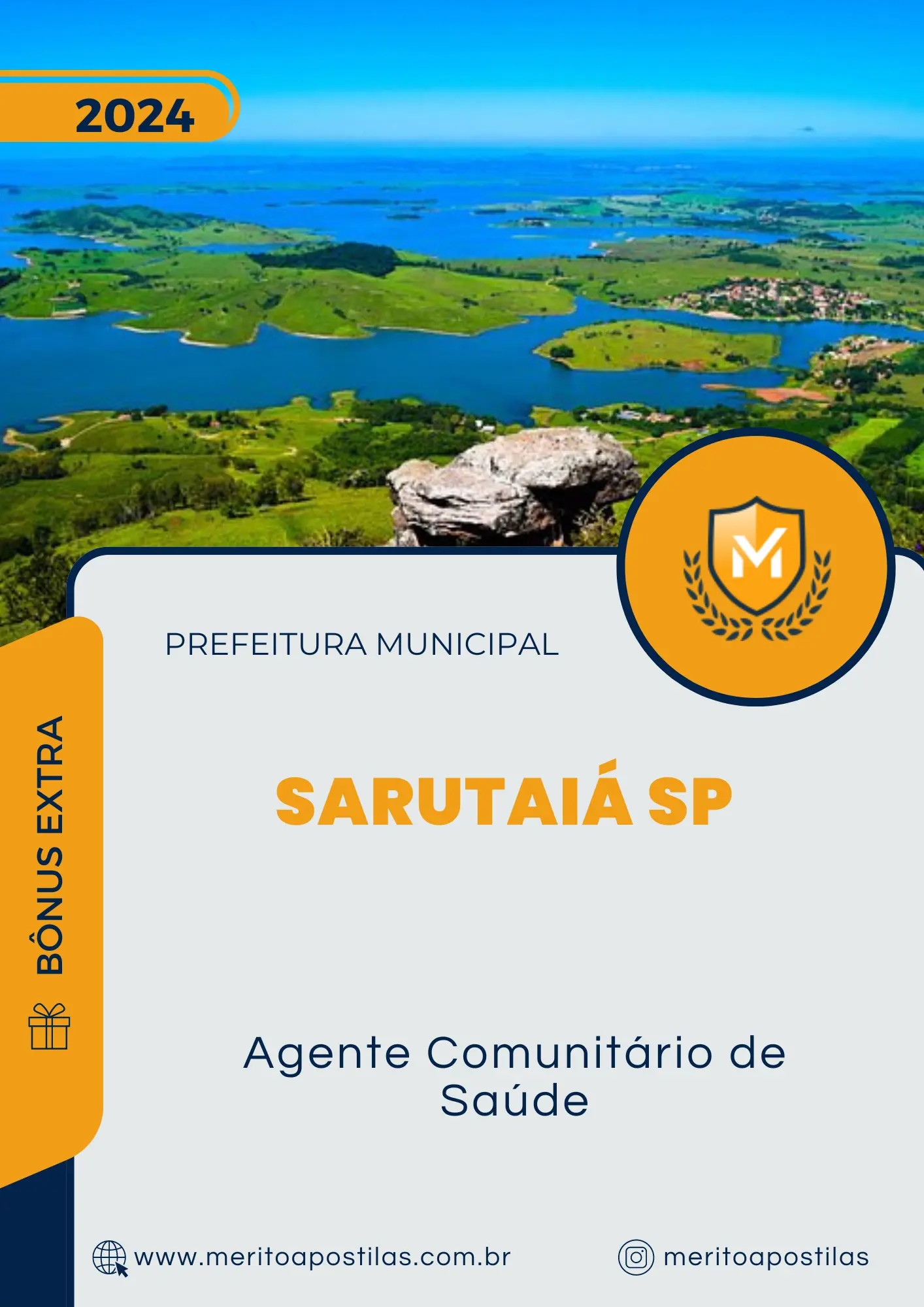 Apostila Agente Comunitário de Saúde Prefeitura de Sarutaiá SP 2024