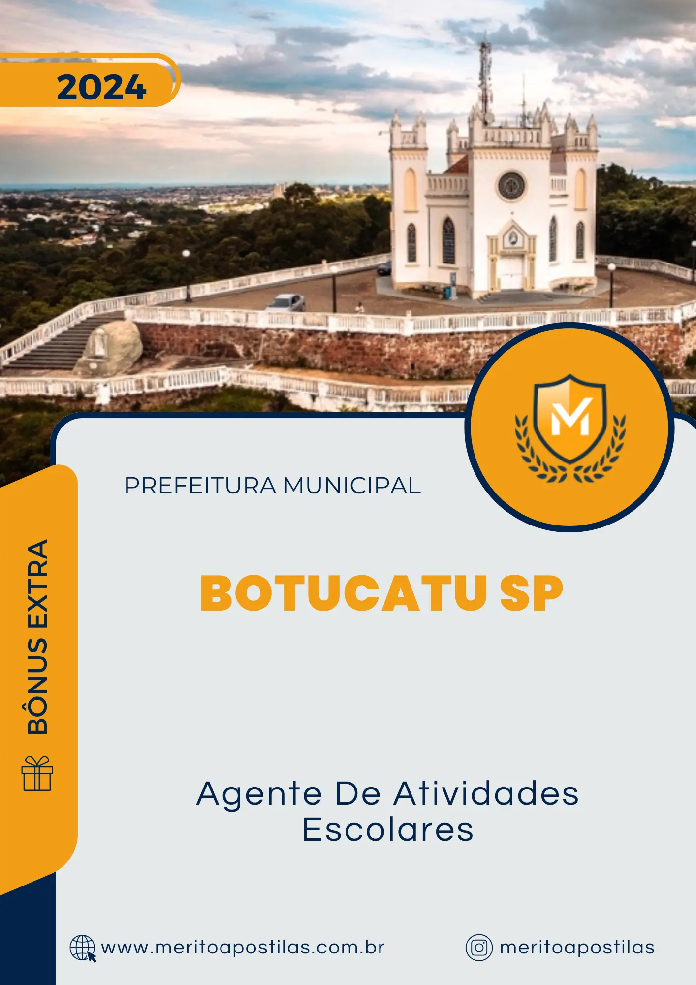 Apostila Agente De Atividades Escolares Prefeitura de Botucatu SP 2024