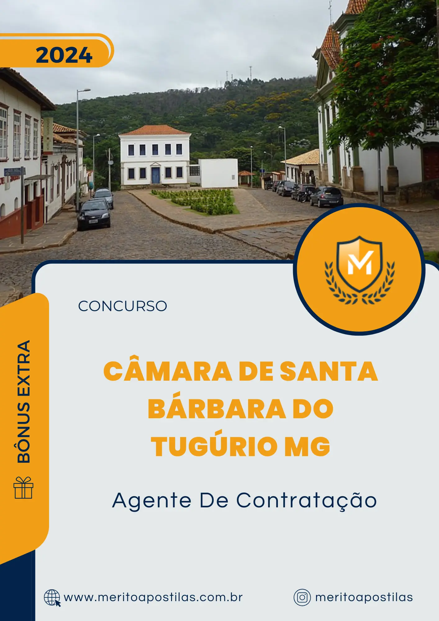 Apostila Agente De Contratação Concurso da Câmara de Santa Bárbara do Tugúrio MG 2025