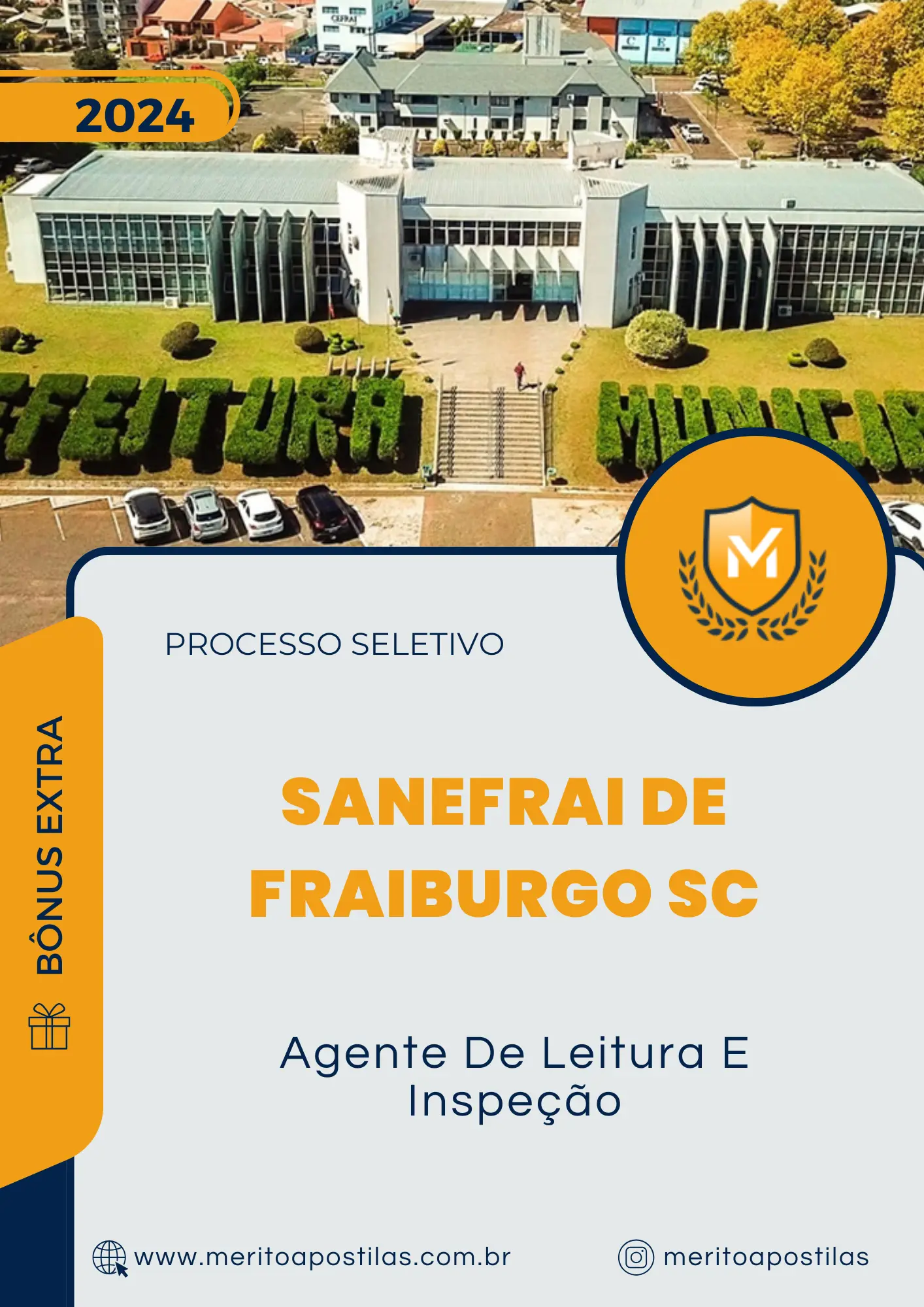 Apostila Agente De Leitura E Inspeção Processo Seletivo SANEFRAI de Fraiburgo SC 2024