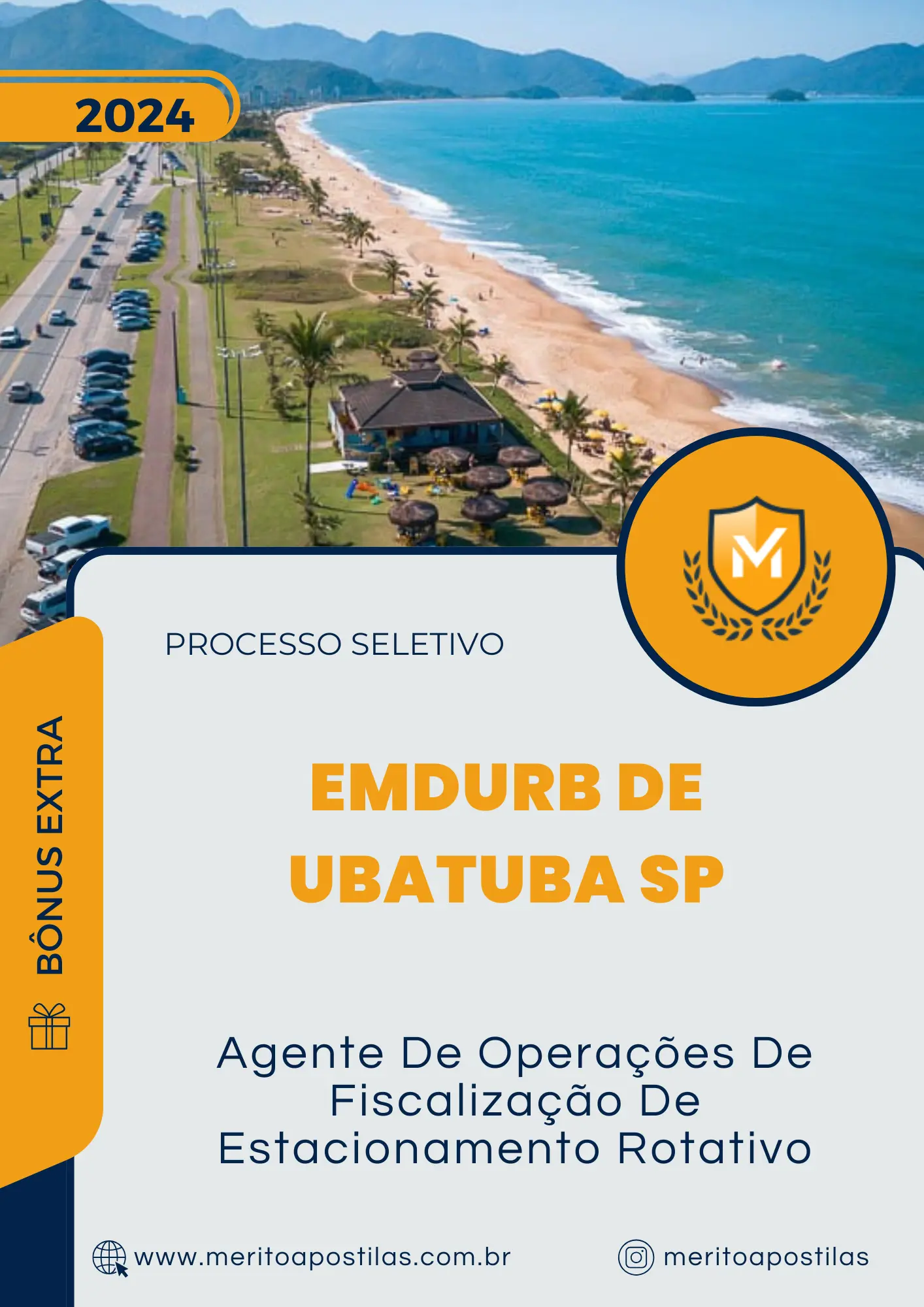 Apostila Agente De Operações De Fiscalização De Estacionamento Rotativo EMDURB de Ubatuba SP 2024
