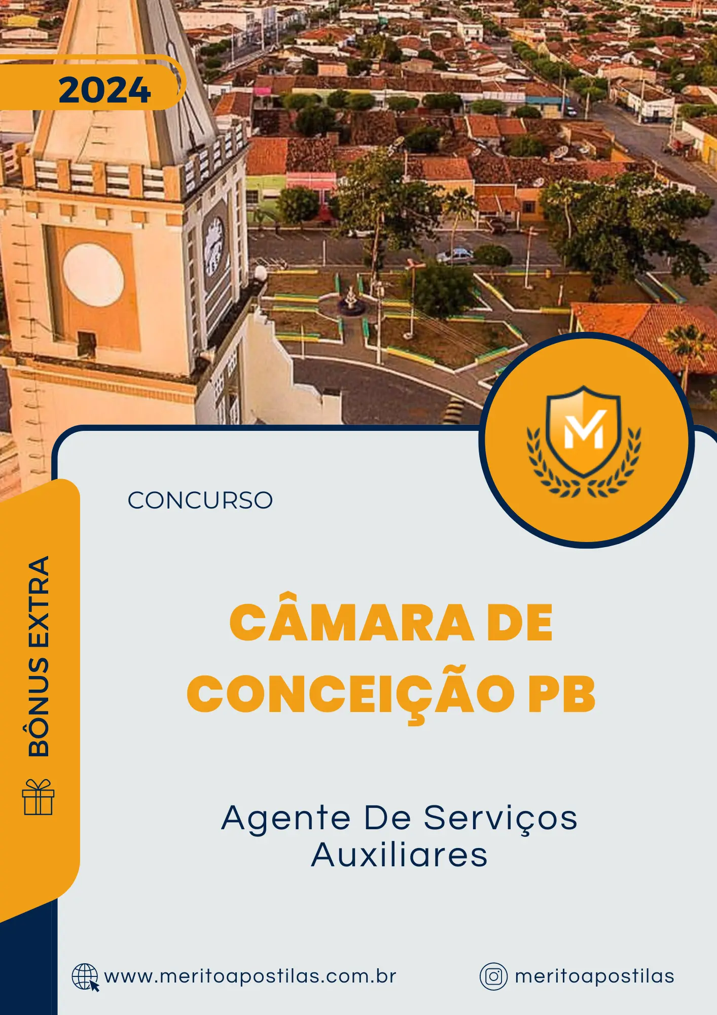 Apostila Agente De Serviços Auxiliares Concurso Câmara de Conceição PB 2024