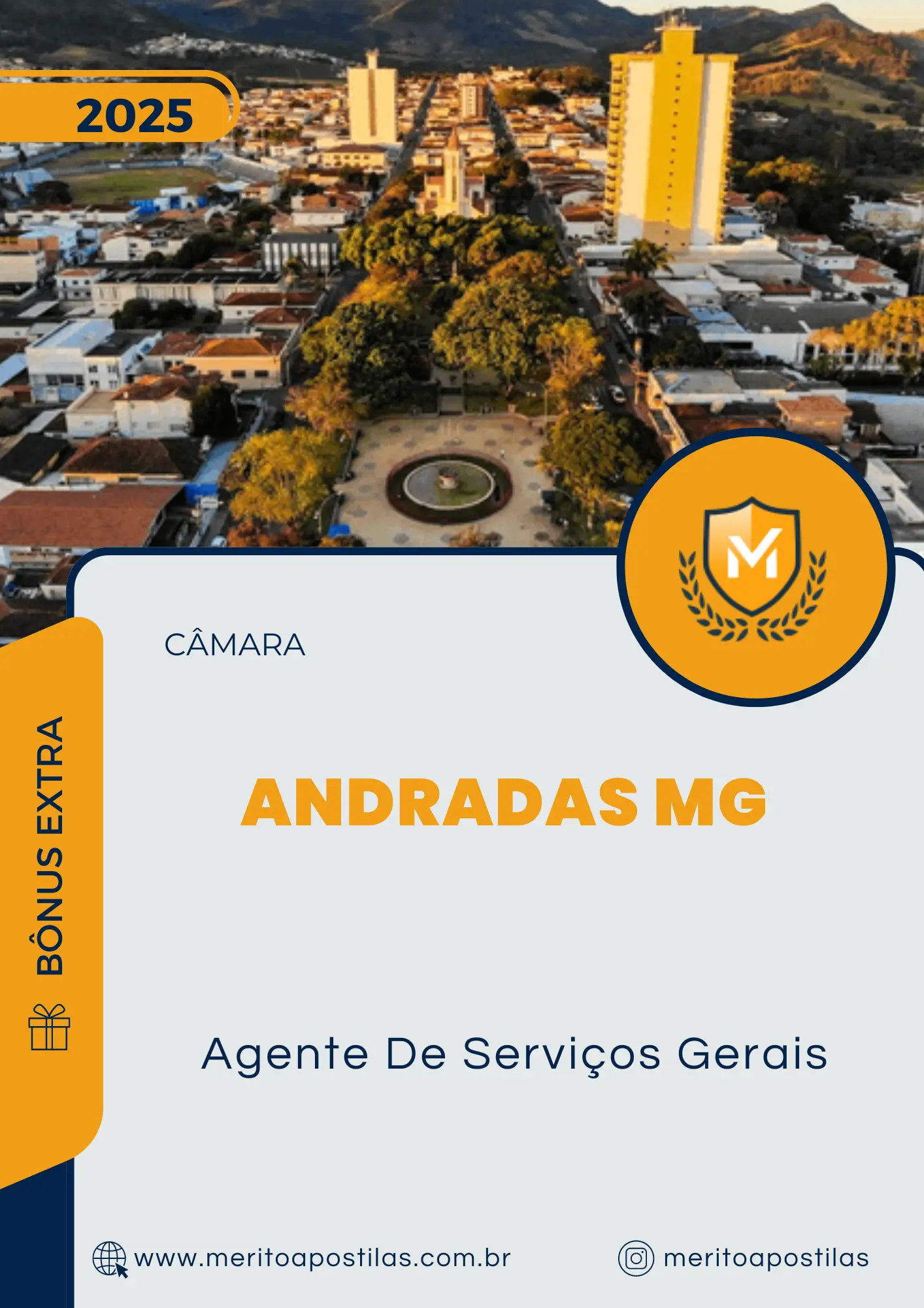 Apostila Agente De Serviços Gerais Câmara de Andradas MG 2025