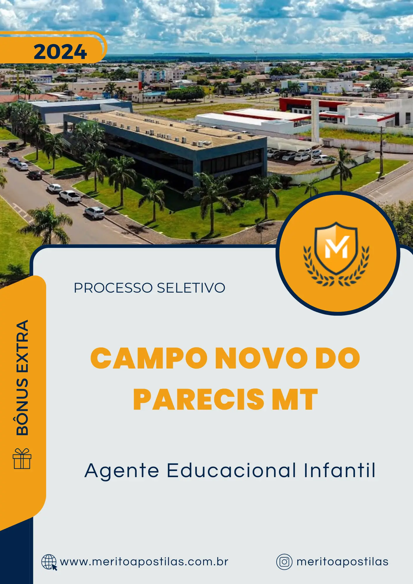 Apostila Agente Educacional Infantil Processo Seletivo Campo Novo do Parecis MT 2024