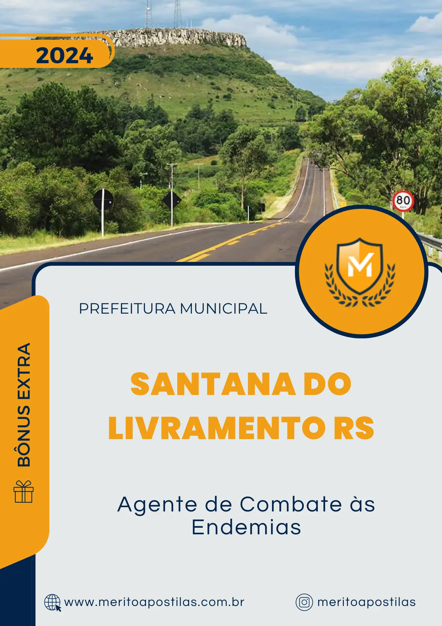 Apostila Agente de Combate às Endemias Prefeitura de Santana do Livramento RS 2024