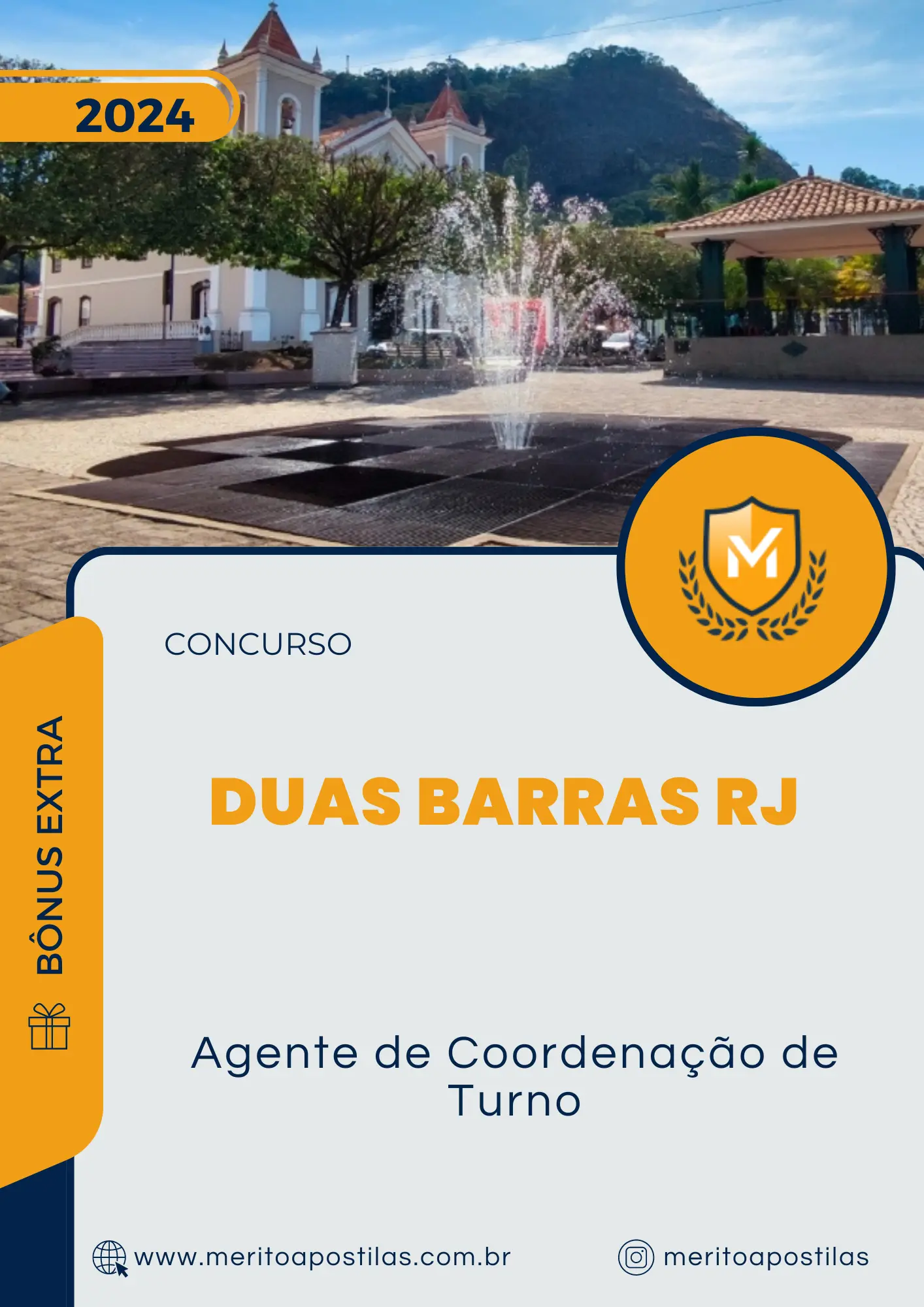 Apostila Agente de Coordenação de Turno Concurso Duas Barras RJ 2024