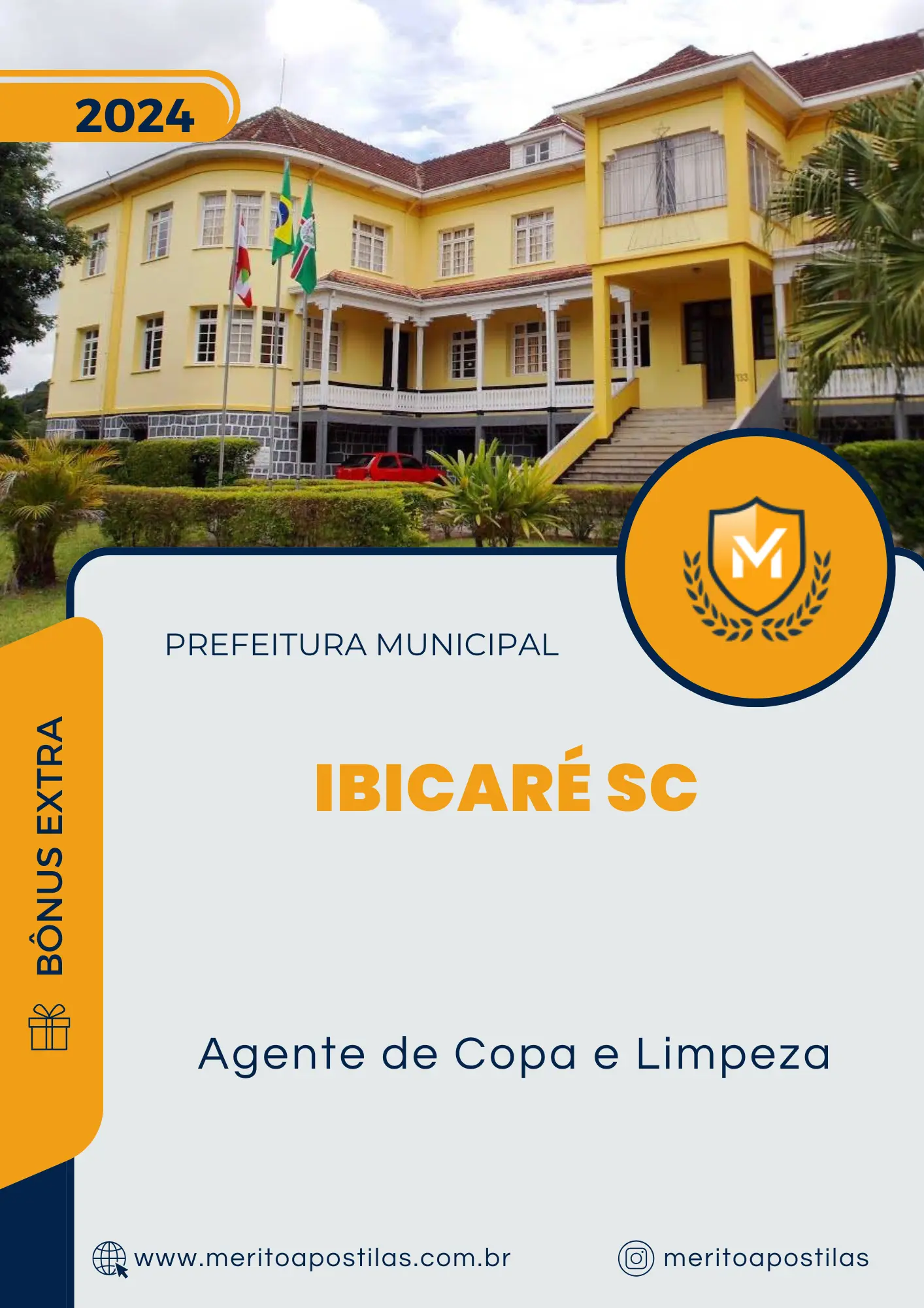 Apostila Agente de Copa e Limpeza Prefeitura de Ibicaré SC 2024