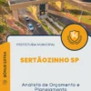 Apostila Analista de Orçamento e Planejamento Prefeitura de Sertãozinho SP 2024
