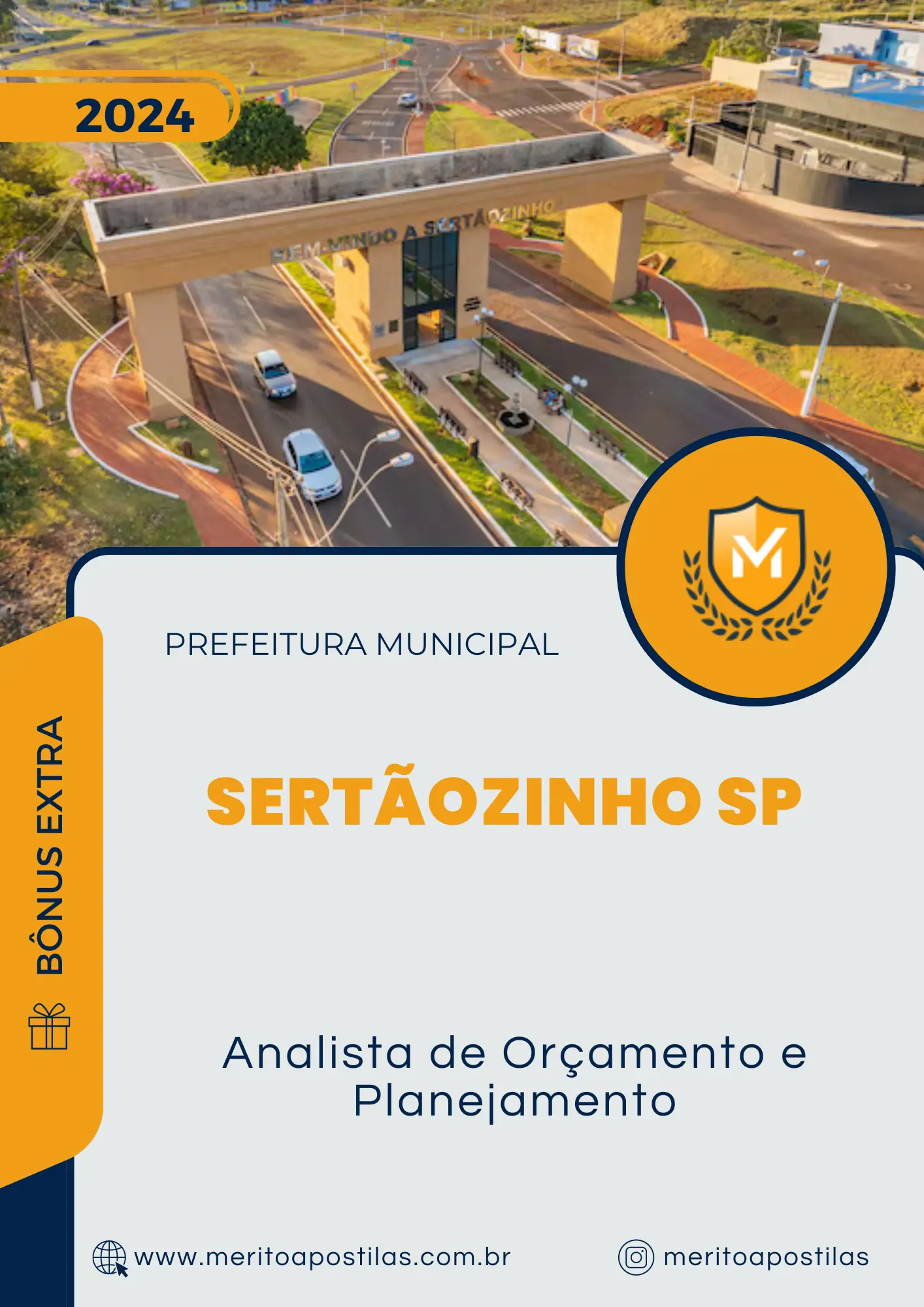 Apostila Analista de Orçamento e Planejamento Prefeitura de Sertãozinho SP 2024