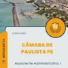 Apostila Assistente Administrativo I Câmara de Paulista PE 2024