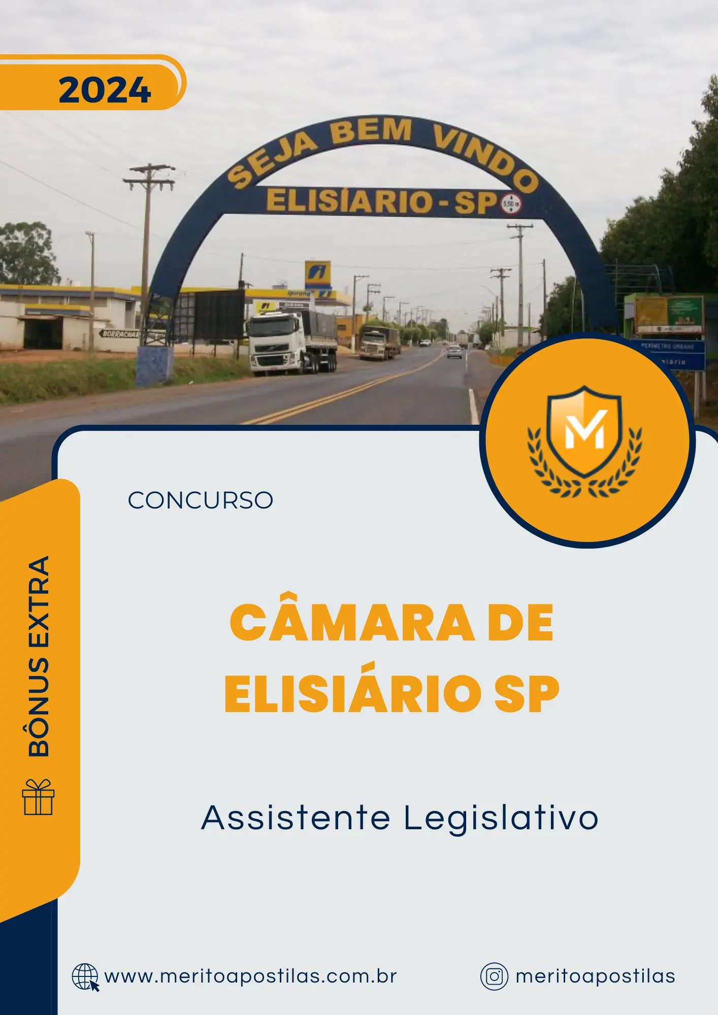 Apostila Assistente Legislativo Câmara de Elisiário SP 2024