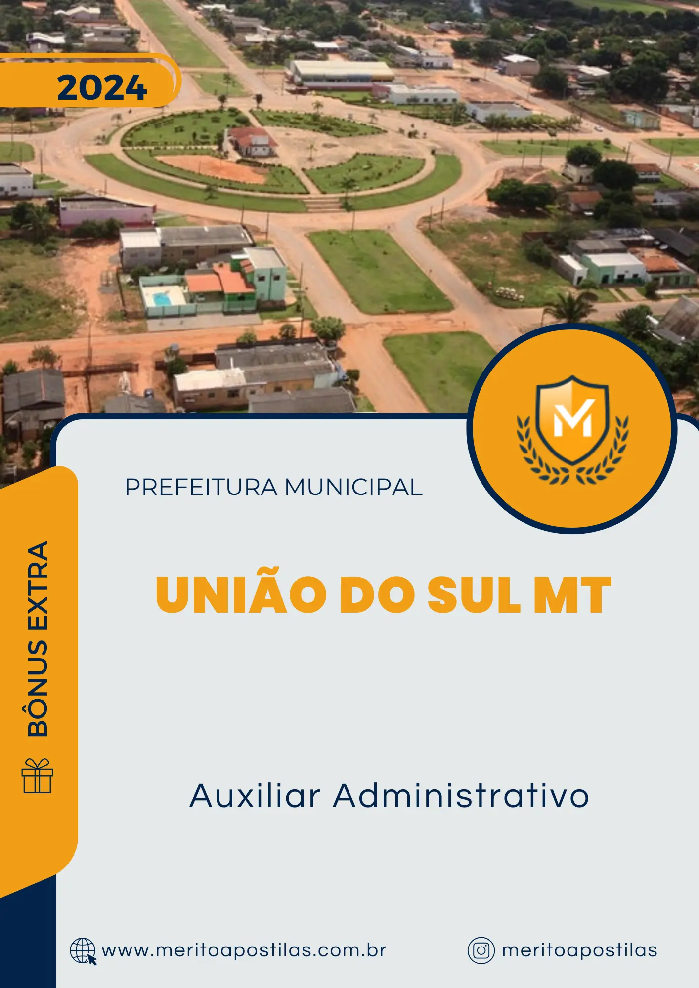 Apostila Auxiliar Administrativo Prefeitura de União do Sul MT 2024