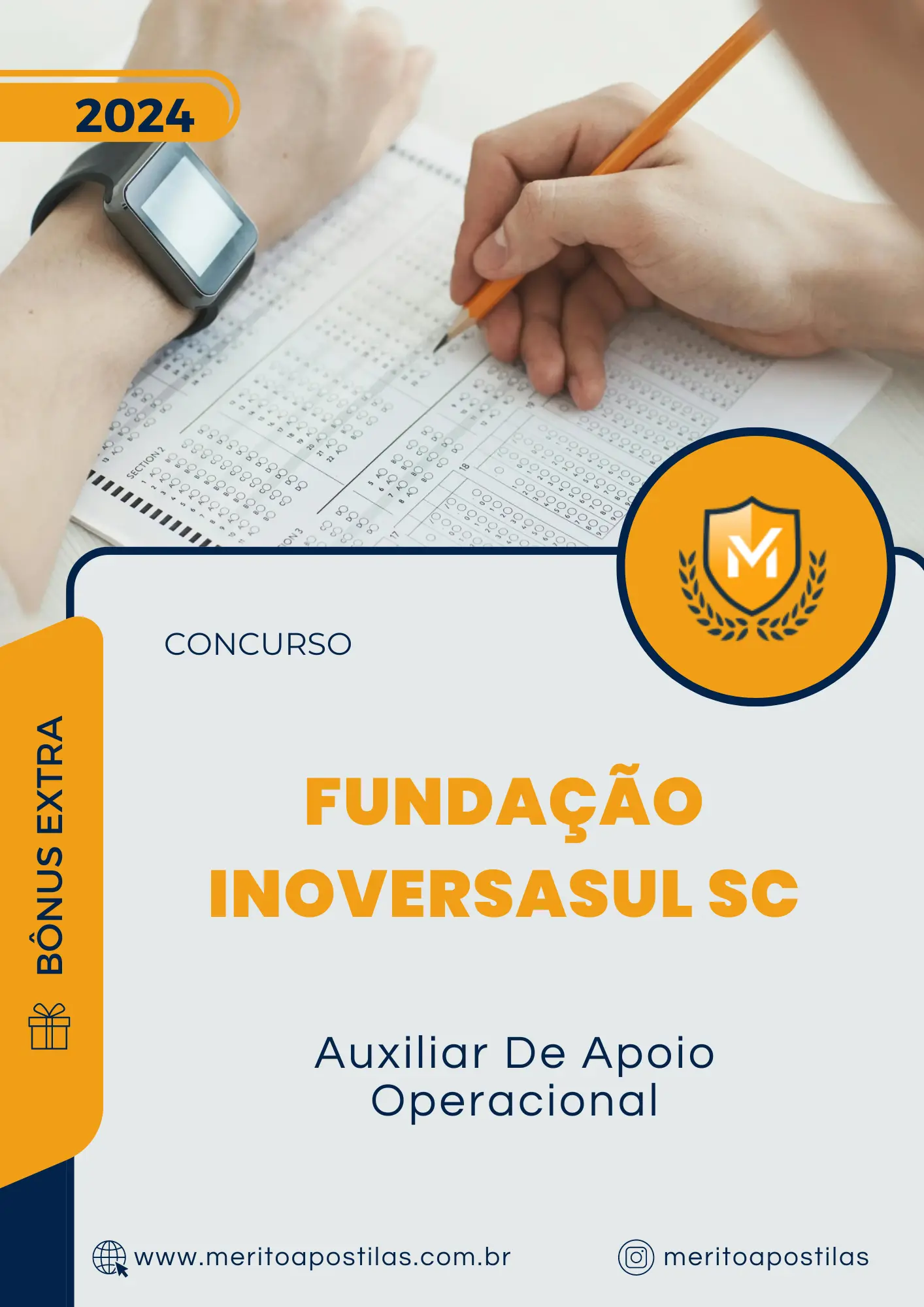 Apostila Auxiliar De Apoio Operacional Concurso Fundação InoversaSul SC 2024