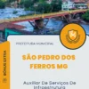 Apostila Auxiliar De Serviços De Infraestrutura Prefeitura de São Pedro dos Ferros MG 2024
