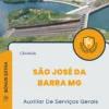 Apostila Auxiliar De Serviços Gerais Câmara de São José da Barra MG 2025