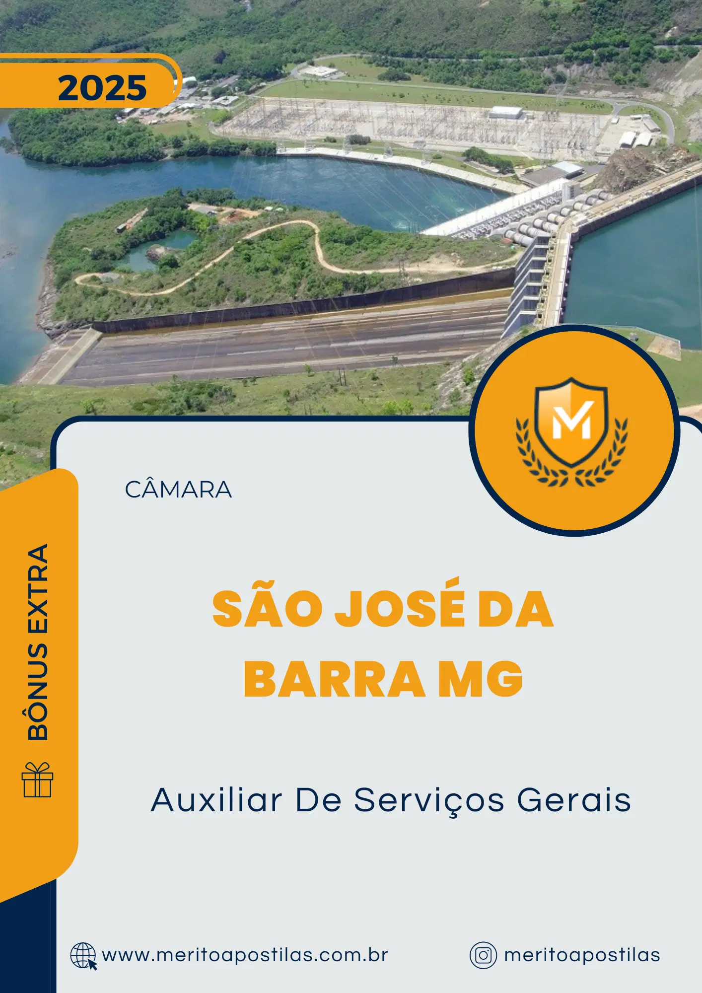 Apostila Auxiliar De Serviços Gerais Câmara de São José da Barra MG 2025