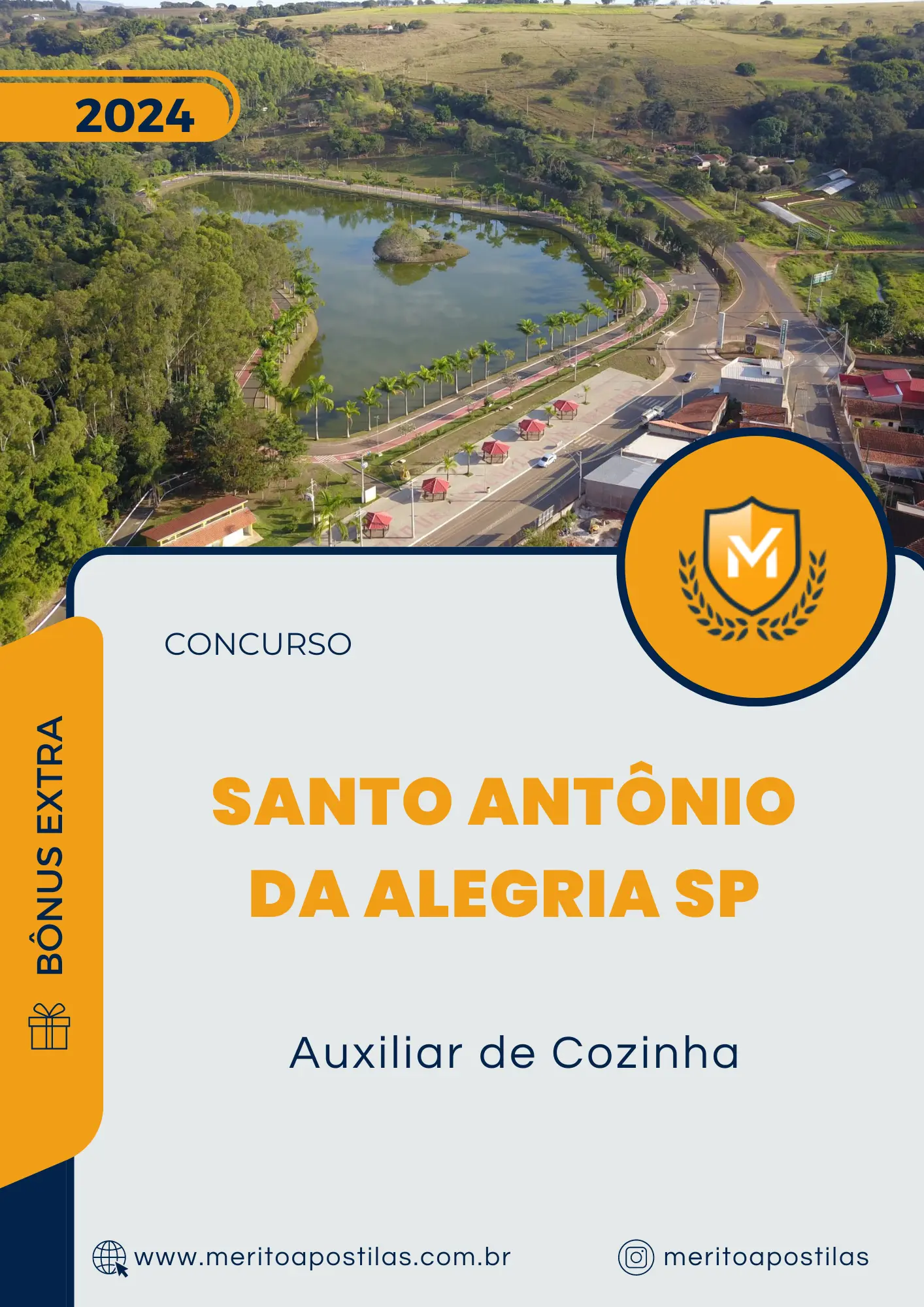 Apostila Auxiliar de Cozinha Concurso Santo Antônio da Alegria SP 2024