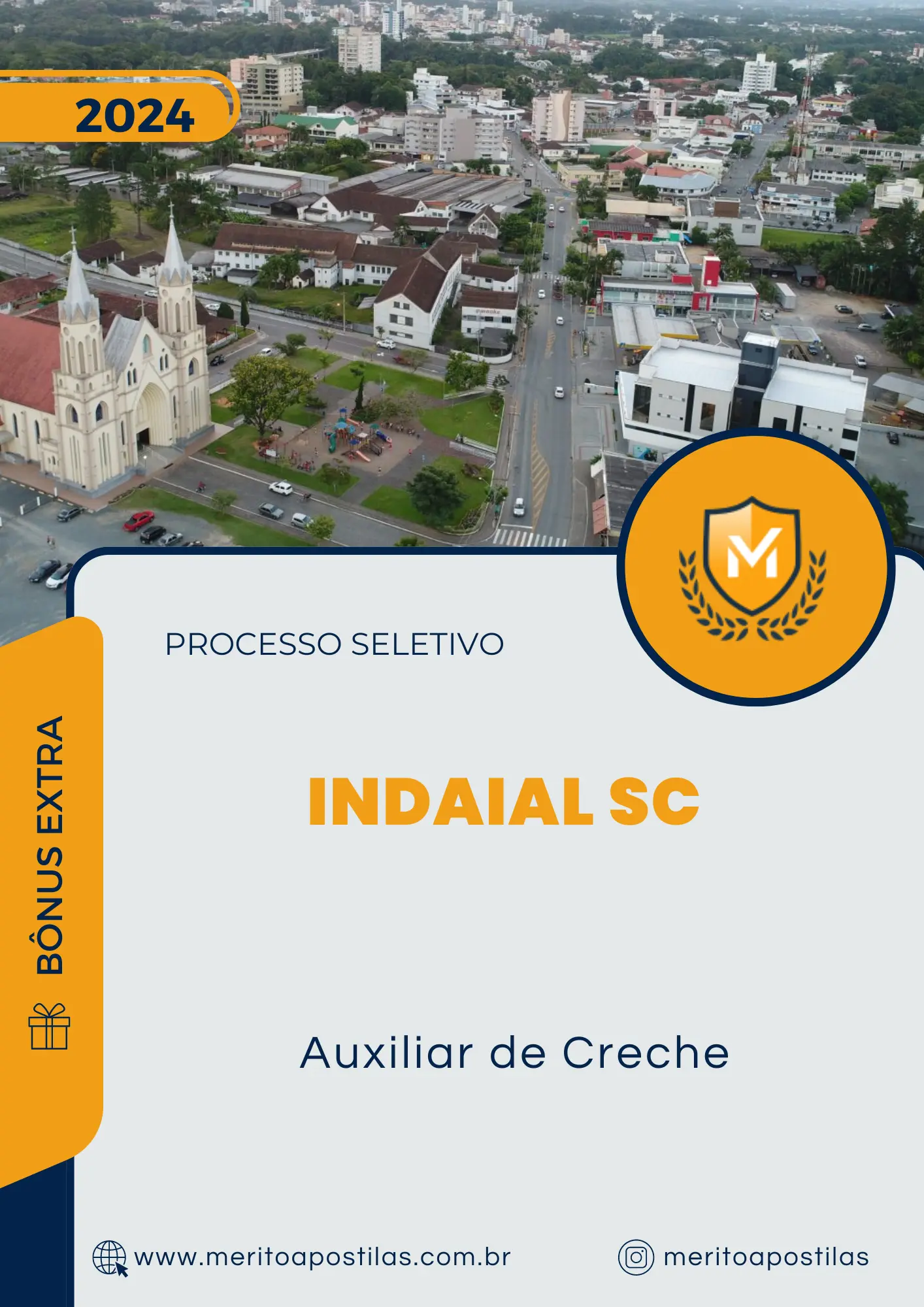 Apostila Auxiliar de Creche Processo Seletivo Prefeitura de Indaial SC 2024