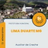 Apostila Auxiliar de Creche Prefeitura de Lima Duarte MG 2024
