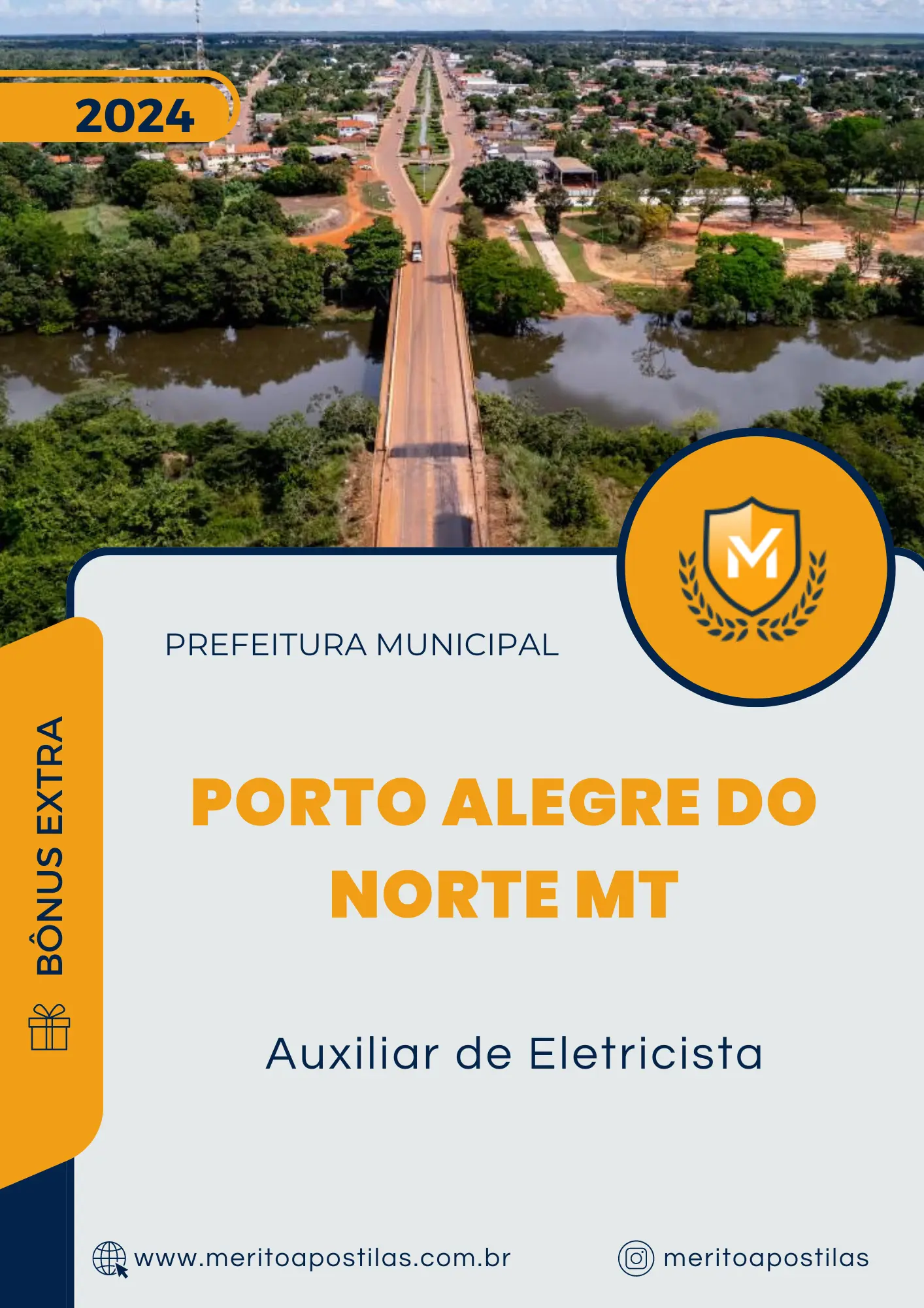 Apostila Auxiliar de Eletricista Prefeitura de Porto Alegre do Norte MT 2024