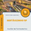 Apostila Auxiliar de Farmacêutico Prefeitura de Sertãozinho SP 2024