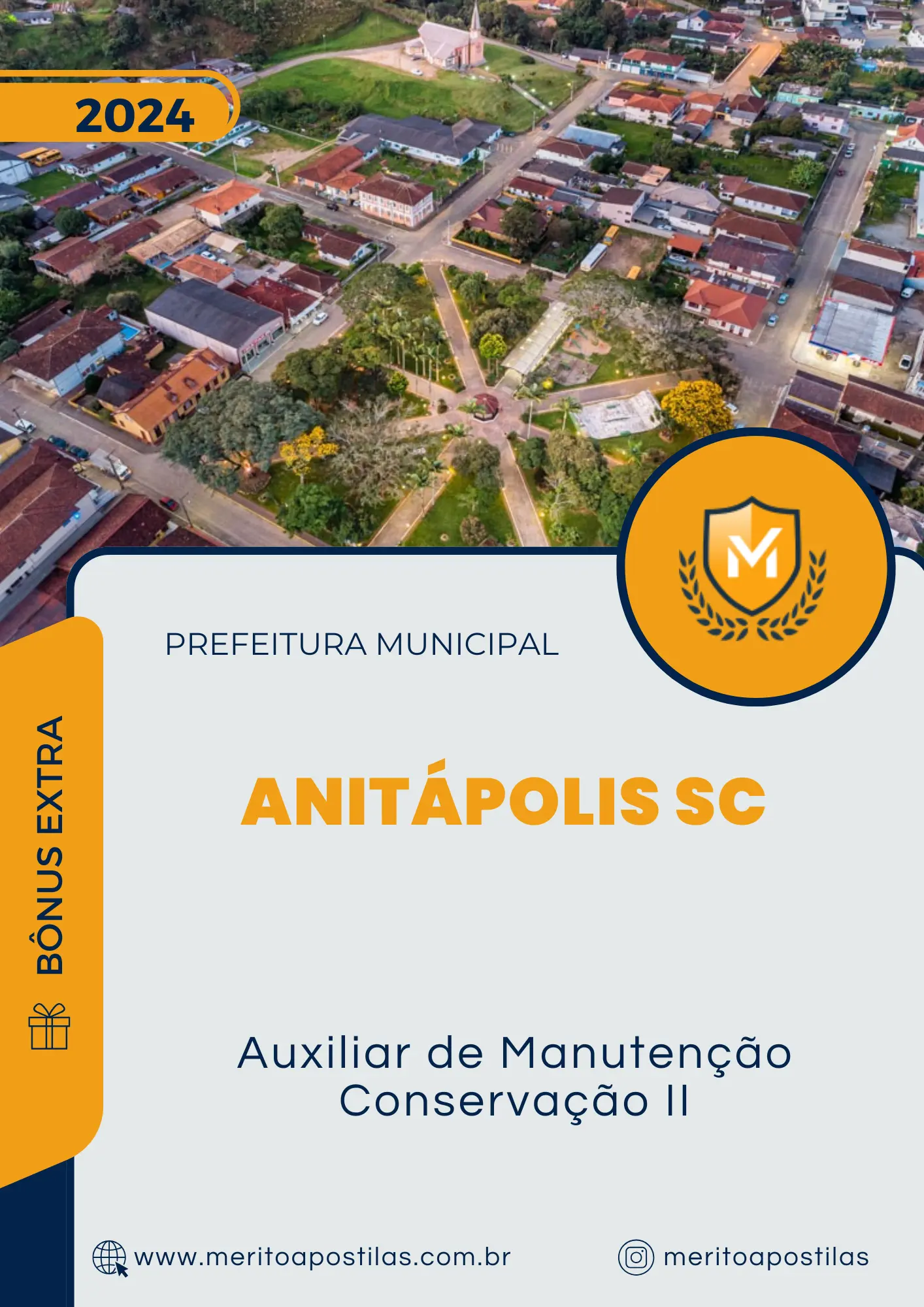 Apostila Auxiliar de Manutenção Conservação II Prefeitura de Anitápolis SC 2024