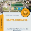 Apostila Auxiliar de Manutenção de Hidráulica Prefeitura de Santa Helena SC 2024