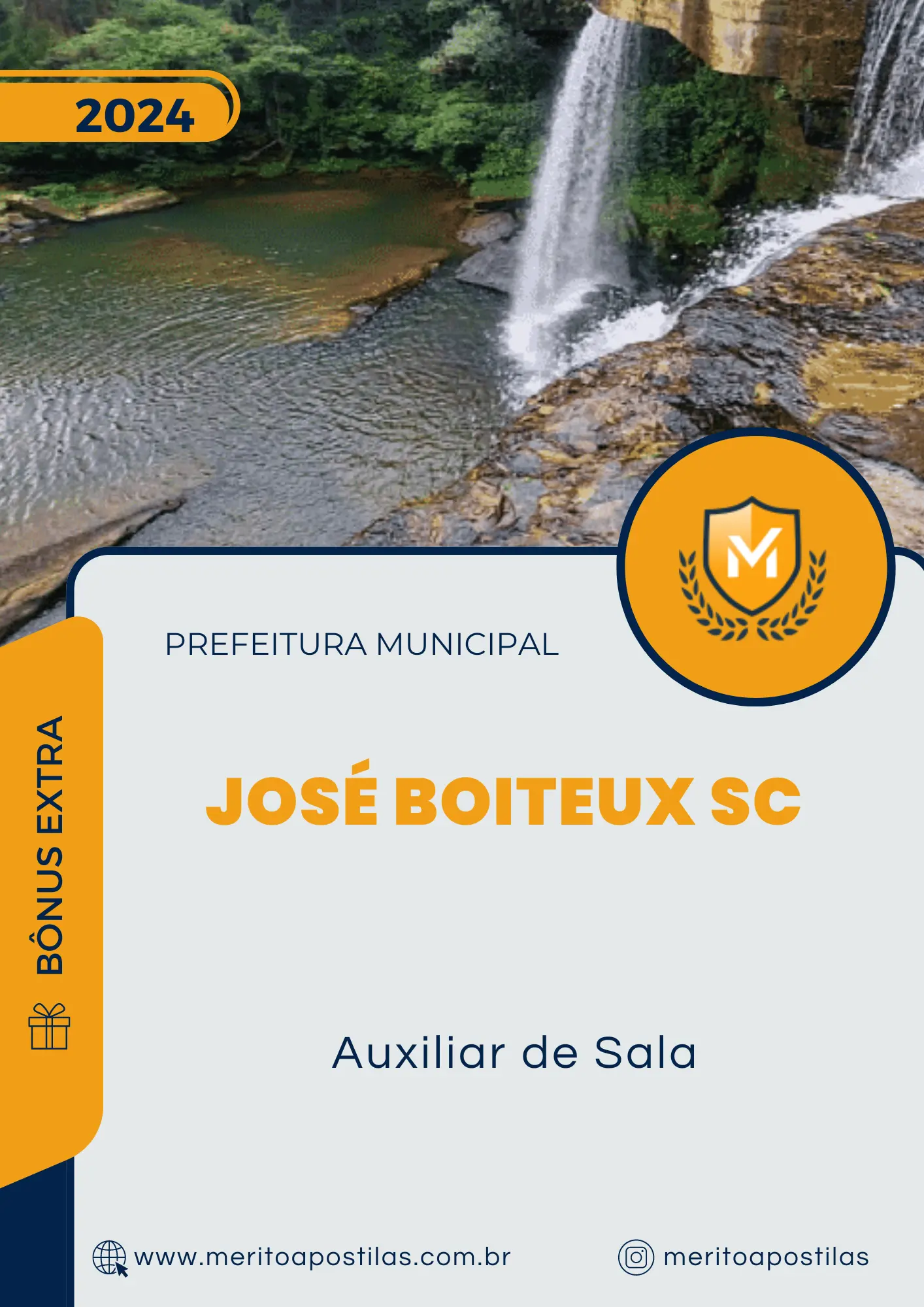 Apostila Auxiliar de Sala Prefeitura de José Boiteux SC 2024