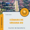 Apostila Auxiliar de Secretaria Câmara de Uruana GO 2024