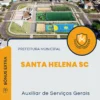 Apostila Auxiliar de Serviços Gerais Prefeitura de Santa Helena SC 2024