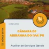 Apostila Auxiliar de Serviços Gerais Câmara de Ariranha do Ivaí PR 2024