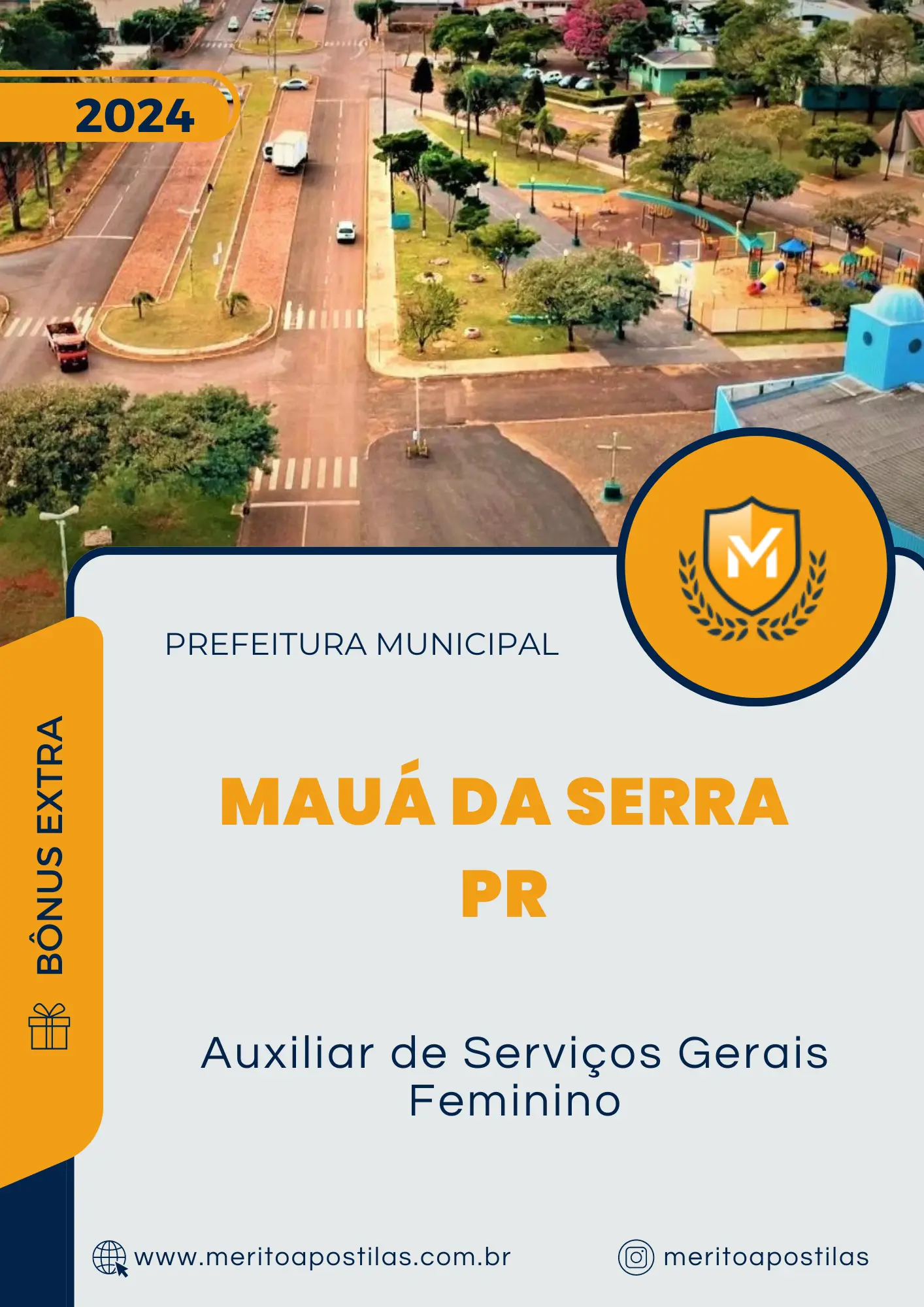 Apostila Auxiliar de Serviços Gerais Feminino Prefeitura de Mauá da Serra PR 2024