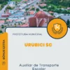 Apostila Auxiliar de Transporte Escolar Prefeitura de Urubici SC 2025