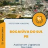 Apostila Auxiliar em Vigilância Sanitária Prefeitura de Bocaiúva do Sul PR 2024