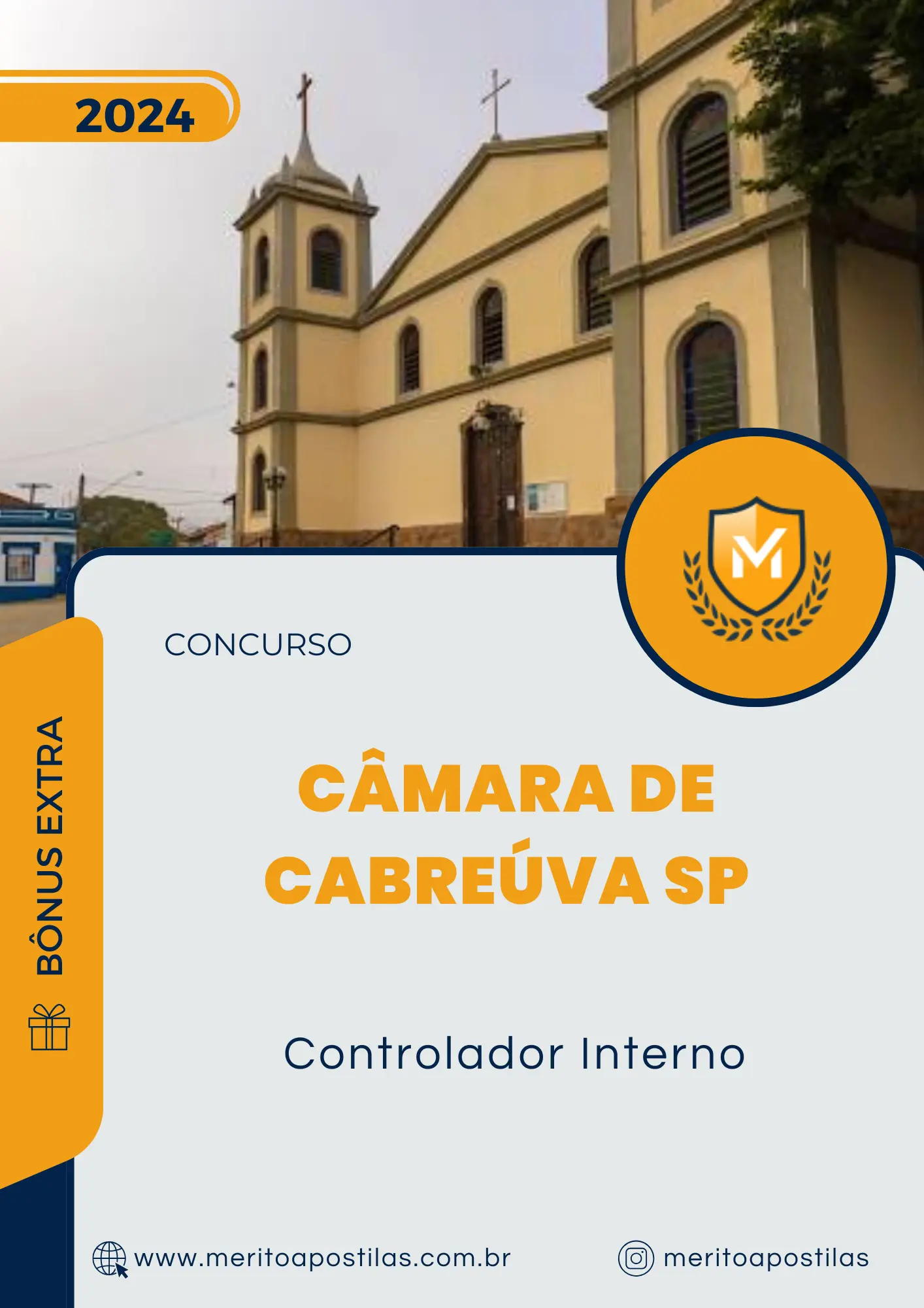 Apostila Controlador Interno Câmara de Cabreúva SP 2024