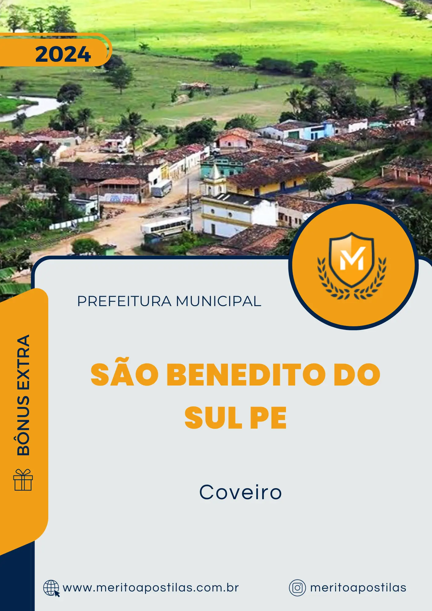 Apostila Coveiro Prefeitura de São Benedito do Sul PE 2024