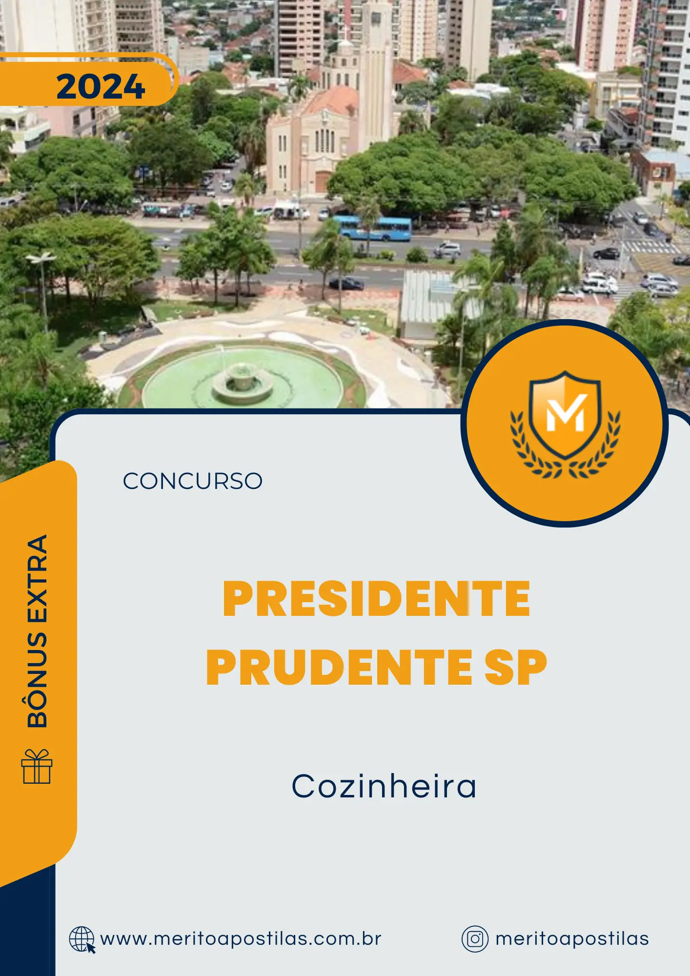 Apostila Cozinheira Concurso de Presidente Prudente SP 2024