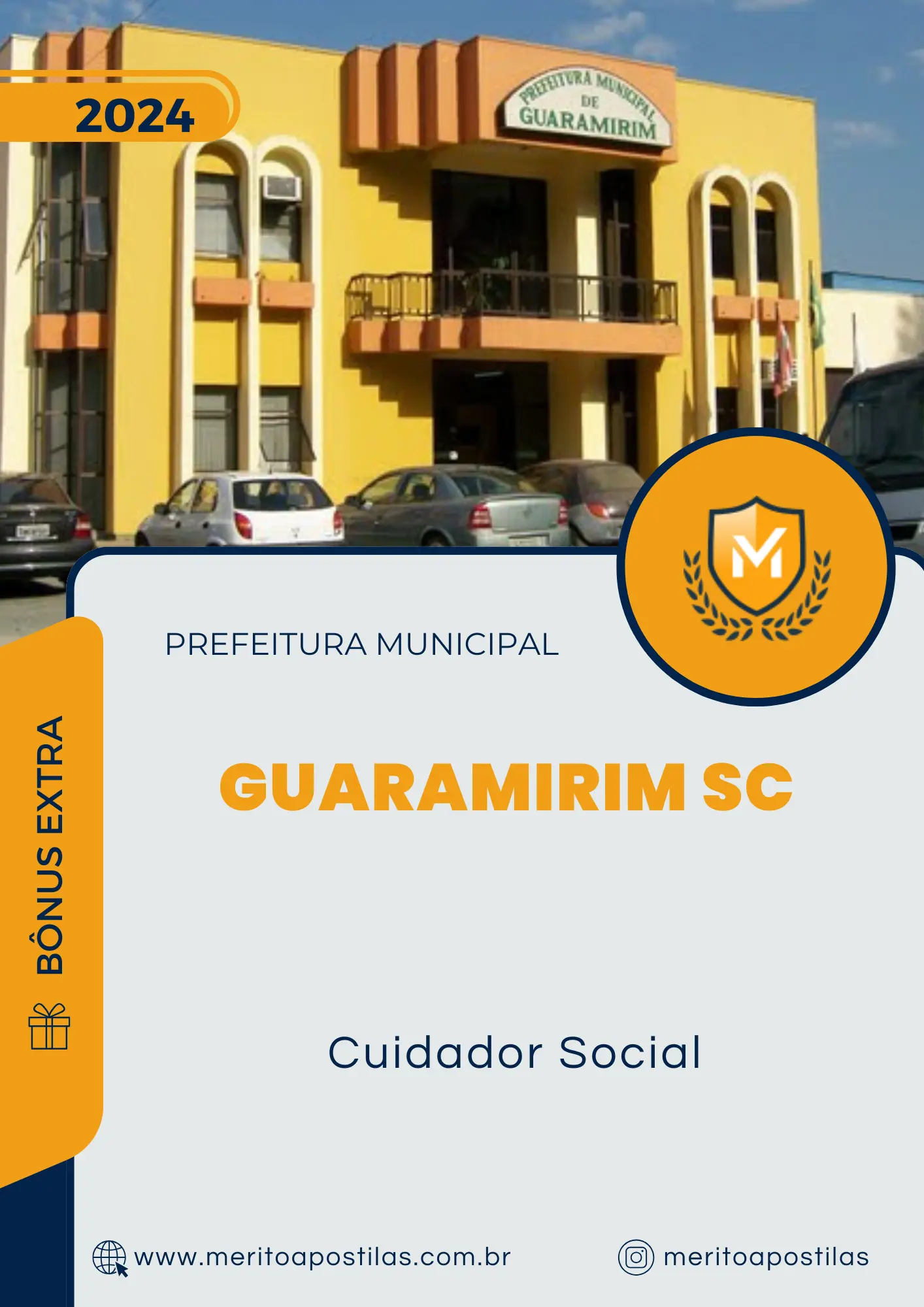 Apostila Cuidador Social Prefeitura de Guaramirim SC 2024