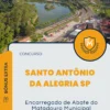 Apostila Encarregado de Abate do Matadouro Municipal Concurso Santo Antônio da Alegria SP 2024