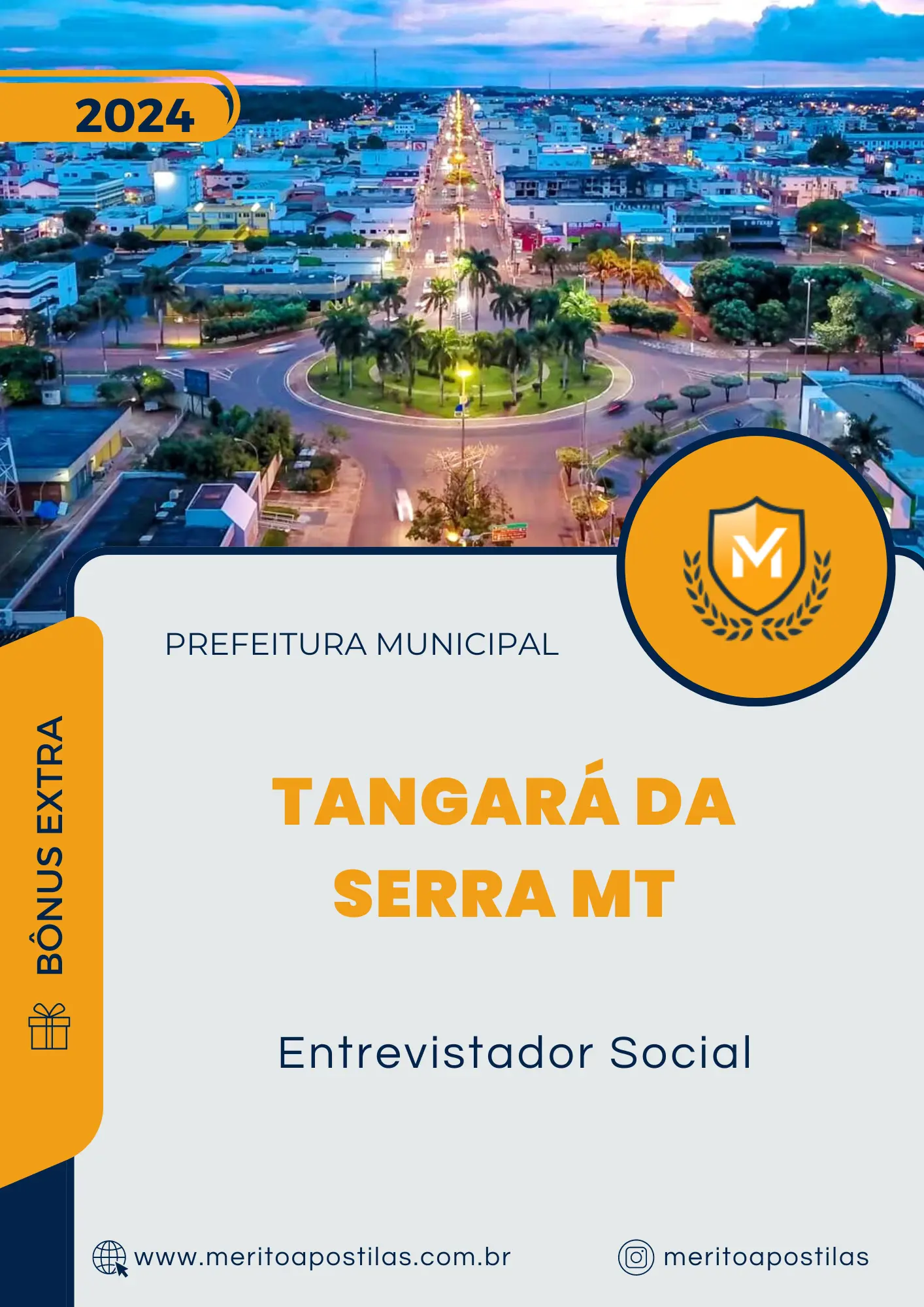 Apostila Entrevistador Social Prefeitura de Tangará da Serra MT 2024