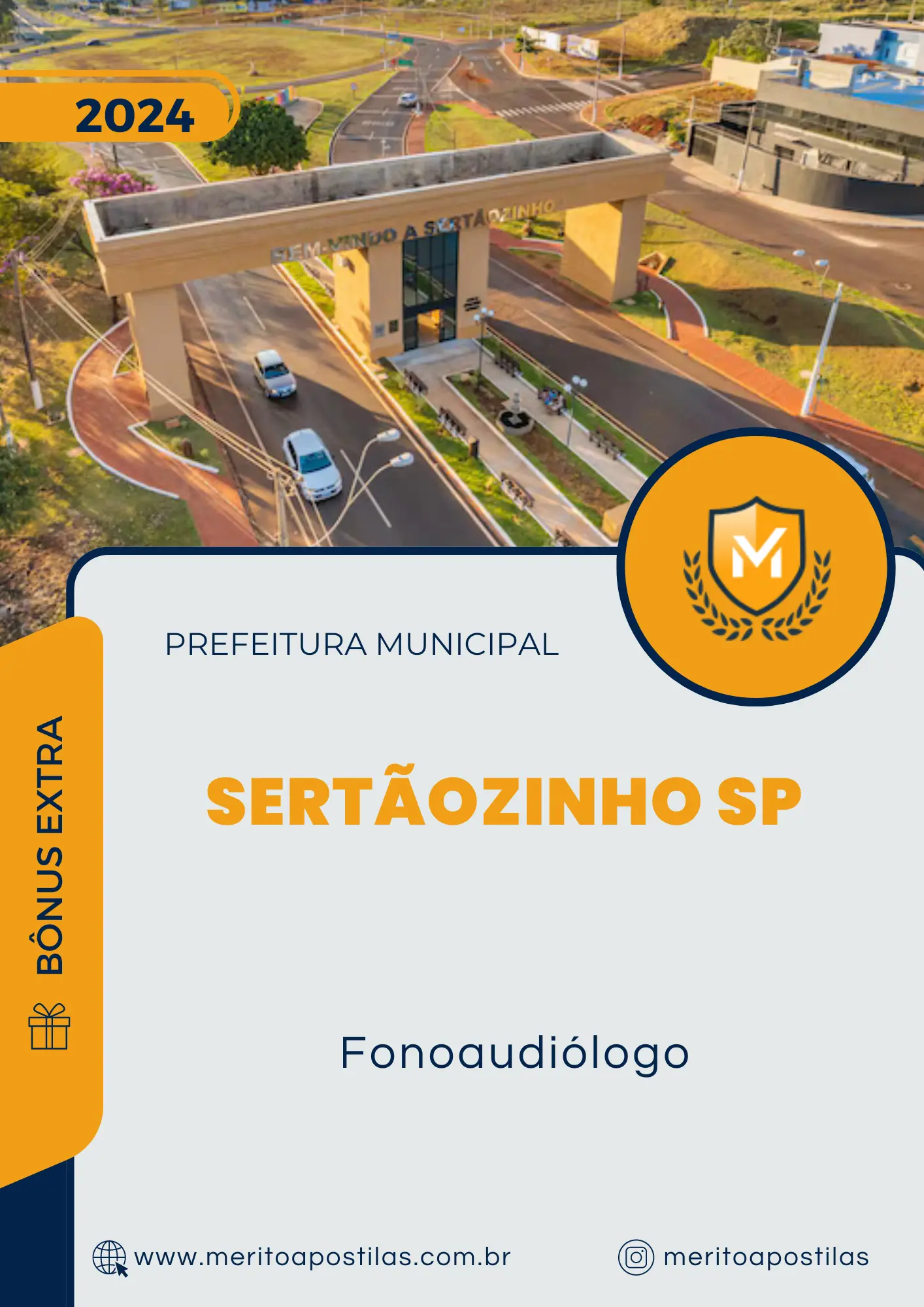 Apostila Fonoaudiólogo Prefeitura de Sertãozinho SP 2024