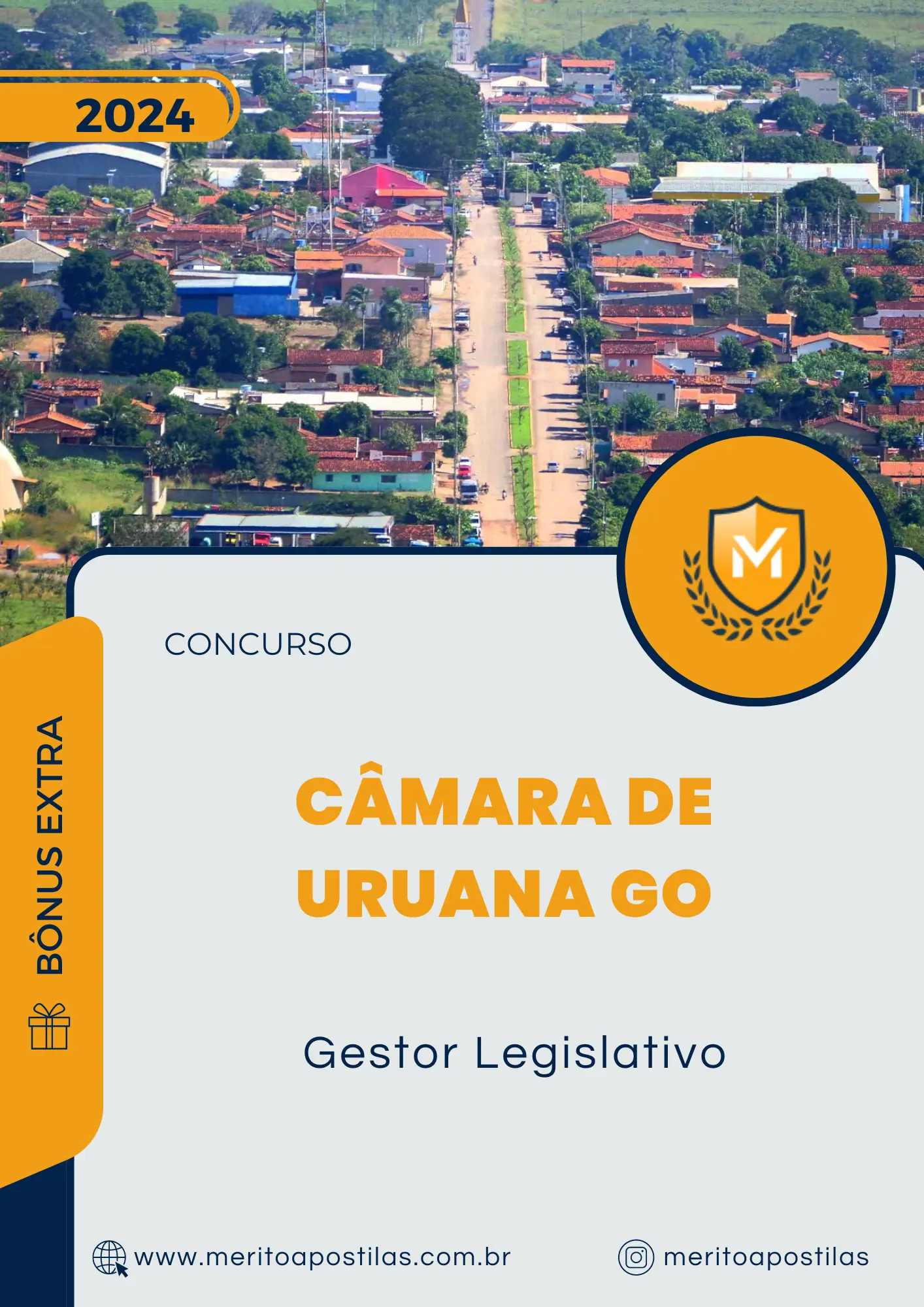 Apostila Gestor Legislativo Câmara de Uruana GO 2024